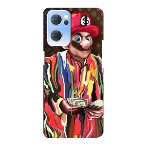 Бренднові Чохли для Oppo Reno7 5G - (PREMIUMPrint) (Mario LV)