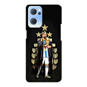 Чохли для Oppo Reno7 5G (Leo чемпіон) (AlphaPrint) (Мессі Король)