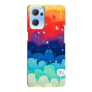 Чохол на OPPO Reno7 5G з Котиками (VPrint) (Mew)