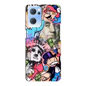 Чохли з крутими принтами для Oppo Reno7 5G - (PREMIUMPrint) (Monopoly man)