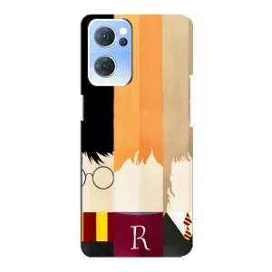 Чехлы с Гарри Поттером для Oppo Reno7 5G (AlphaPrint) (обложка Гарри Поттера)
