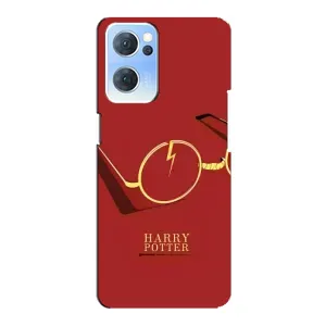 Чехлы с Гарри Поттером для Oppo Reno7 5G (AlphaPrint) (очки Гарри)