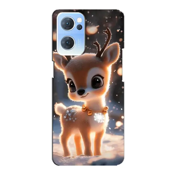 Чехол с принтом «Олененок» для OPPO Reno7 5G Чехол с принтом «Олененок» для OPPO Reno7 5G