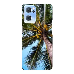 Силіконовий чохол з КАРТИНКАМИ літо для Oppo Reno7 5G (AlphaPrint) (Пальма)