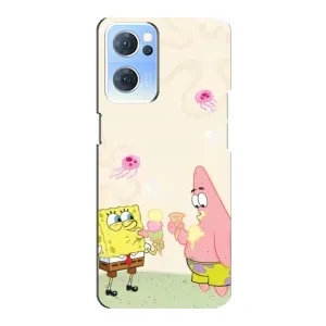 Чохол Губка Боб для OPPO Reno7 5G (Патрік і Боб)