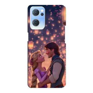 Чохол Рапунцель для Oppo Reno7 5G (Принцеса та принц)