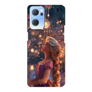 Чохол Рапунцель для Oppo Reno7 5G (Рапунцель ліхтарики)