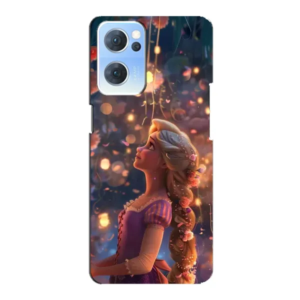 Чохол з принтом «Рапунцель ліхтарики» для OPPO Reno7 5G Чохол з принтом «Рапунцель ліхтарики» для OPPO Reno7 5G