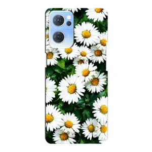 Чохол з картинкою (Стильні) OPPO Reno7 5G - (AlphaPrint) (Ромашки)