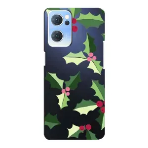 Зимні Чохли для OPPO Reno7 5G - прозорий фон (Різдвяний фон)
