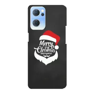 Рождественские Чехлы для Oppo Reno7 5G (VPrint) (Санта Крисмас)