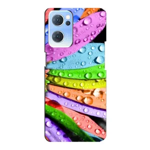 Чехлы (ART) Цветы на Oppo Reno7 5G (VPrint) (Семицветик)