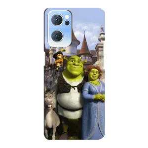 Чохол з мультфільмом Шрек на Oppo Reno7 5G (Казкові герої Шрека)