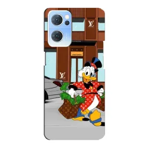 Чехли для Oppo Reno7 5G - Скрудж МакДак Louis Vuitton (PREMIUMPrint) (Скрудж ЛВ)