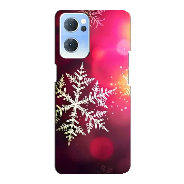 Чехол с принтом «Снежинка» для OPPO Reno7 5G