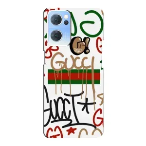 Бренднові Чохли для Oppo Reno7 5G - (PREMIUMPrint) (Стиль GUUCI)