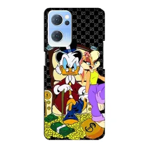 Чехли для Oppo Reno7 5G - Скрудж МакДак Louis Vuitton (PREMIUMPrint) (Стильна Утка)