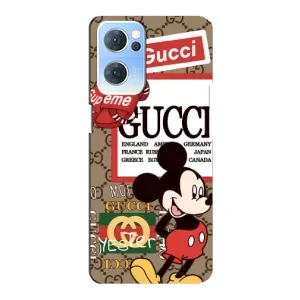 Чохол Disney Mouse Oppo Reno7 5G (PREMIUMPrint) (Стильний Міккі)