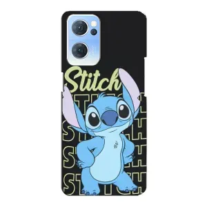 Чохол з принтом Стіч на OPPO Reno7 5G (Stitch 626)