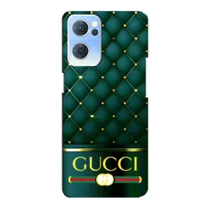 Чохли  GUCCI для OPPO Reno7 5G (AlphaPrint) (Текстура Гуччі)