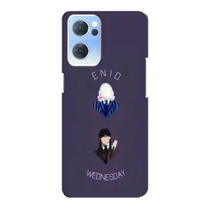 Чохли Венсдей на Oppo Reno7 5G Уенсдей (AlphaPrint) (Венздей і подруга)
