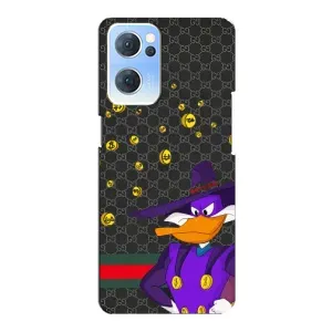 Бренднові Чохли для Oppo Reno7 5G - (PREMIUMPrint) (Утка Гуччі)