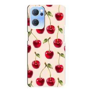 Чехлы с Фруктами для Oppo Reno7 5G (VPrint) (Вишня)