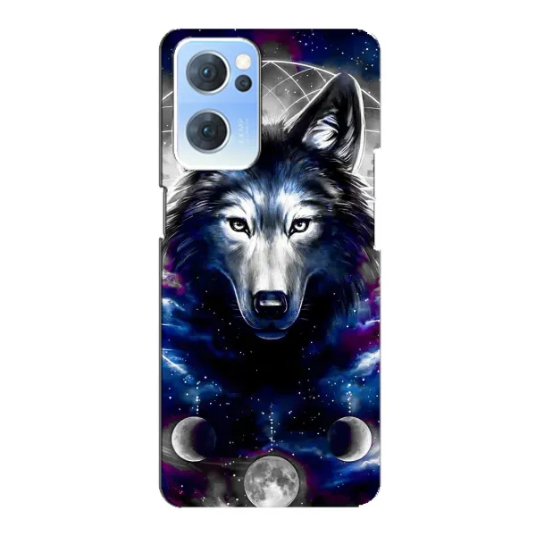 Чохол з принтом «Вовк» для OPPO Reno7 5G