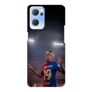 Чохол з футболістом Ламін Ямаль Oppo Reno7 5G (Ямаль на стадіоні)