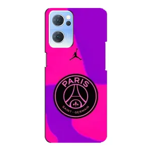 Чохли PSG для Oppo Reno7 5G (AlphaPrint) (яскравий ПСЖ)