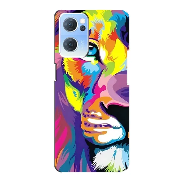 Чехол с принтом «Яркий Лев» для OPPO Reno7 5G Чехол с принтом «Яркий Лев» для OPPO Reno7 5G