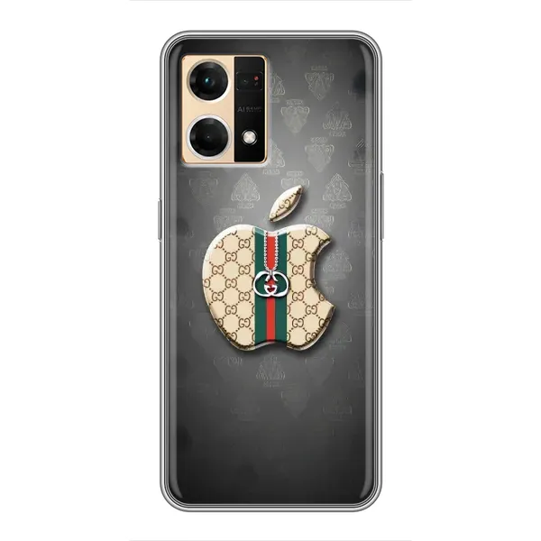 Чехол с принтом «Apple gucci» для OPPO Reno7 Pro 5G Чехол с принтом «Apple gucci» для OPPO Reno7 Pro 5G