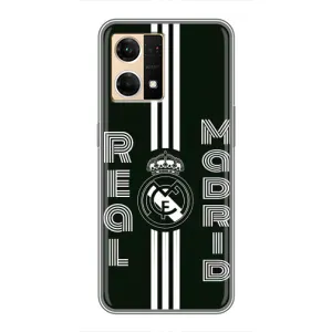 ФК Реал Мадрид чехлы для Oppo Reno7 Pro 5G (AlphaPrint) (черно белый Реал)