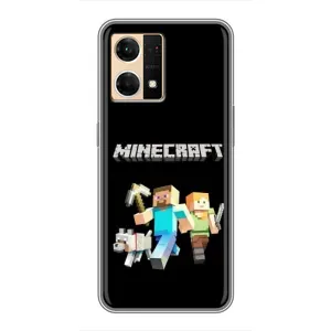 Чехол с принтом «герои Minecraft» для OPPO Reno7 Pro 5G