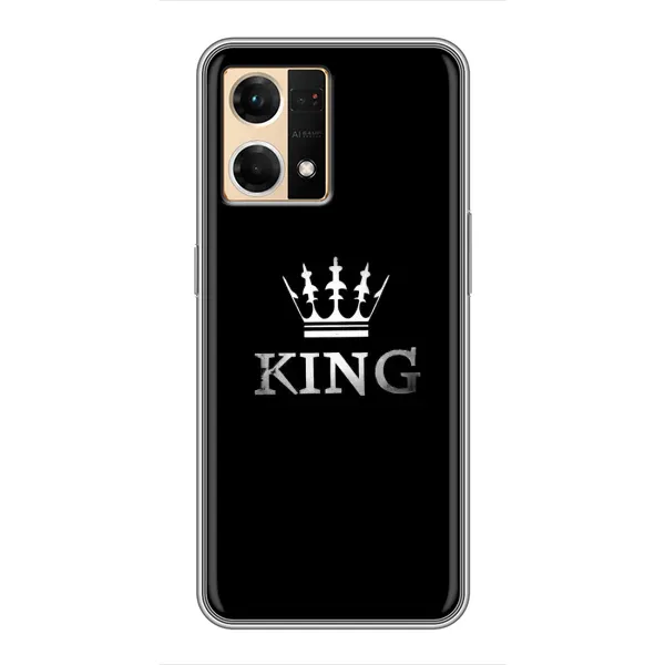 Чехол с принтом «KING» для OPPO Reno7 Pro 5G Чехол с принтом «KING» для OPPO Reno7 Pro 5G