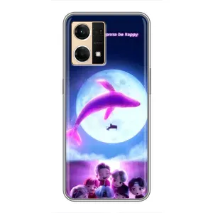 Чохол з принтом «КИТ BTS» для OPPO Reno7 Pro 5G