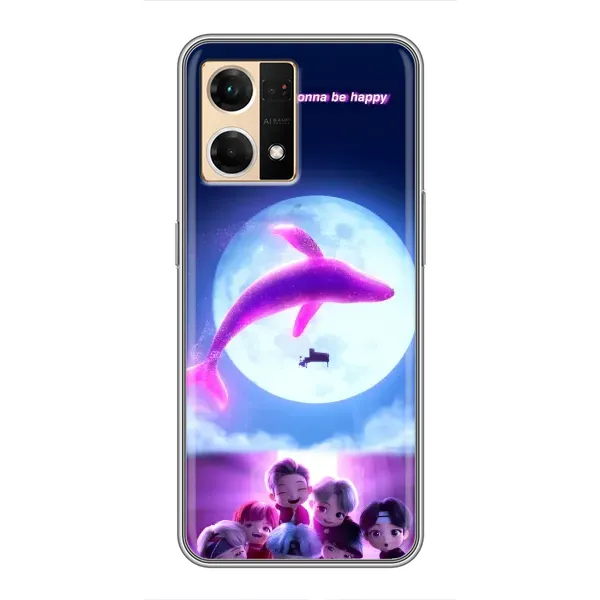 Чохол з принтом «КИТ BTS» для OPPO Reno7 Pro 5G Чохол з принтом «КИТ BTS» для OPPO Reno7 Pro 5G