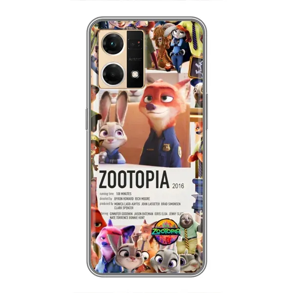 Чохол з принтом «Постер Зоотрополіс» для OPPO Reno7 Pro 5G Чохол з принтом «Постер Зоотрополіс» для OPPO Reno7 Pro 5G