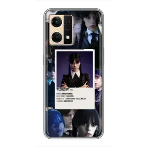 Чохли Венсдей на Oppo Reno7 Pro 5G Уенсдей (AlphaPrint) (колаж Венздей)