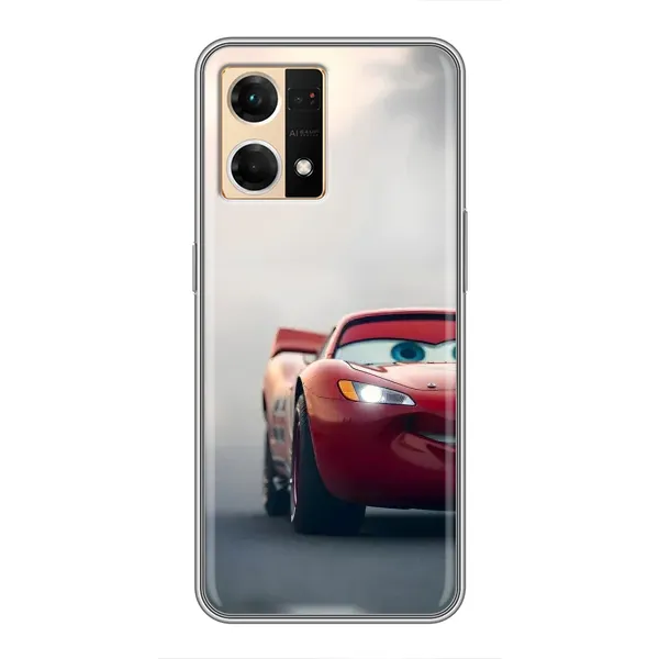 Чохол з принтом «Швидкісний Маквін» для OPPO Reno7 Pro 5G