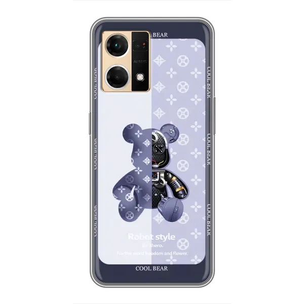 Чехол с принтом «Медвежонок LV» для OPPO Reno7 Pro 5G Чехол с принтом «Медвежонок LV» для OPPO Reno7 Pro 5G