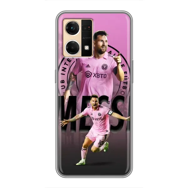 Чохол з принтом «Messi Miami» для OPPO Reno7 Pro 5G