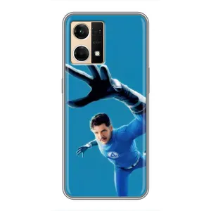 Чохол з принтом Фантастична четвірка для Oppo Reno7 Pro 5G (Містер Фантастік супергерой)