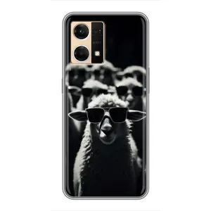 Чохол з принтом стильні тварини для OPPO Reno7 Pro 5G
«ОППО Рено7 Про 5Джи» (Овечка в окулярах)