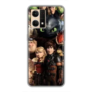 Чохол як приборкати дракона на Oppo Reno7 Pro 5G (Персонажі дракона)