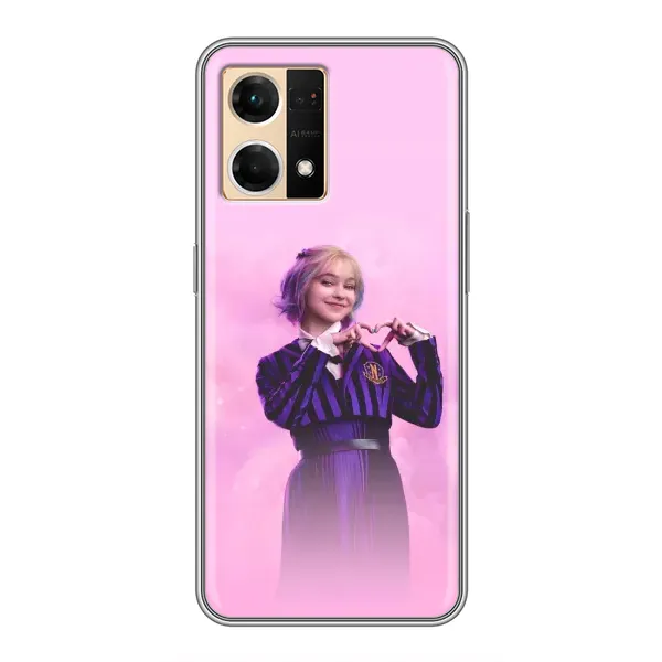 Чохол з принтом «Яскрава Енід Венздей» для OPPO Reno7 Pro 5G