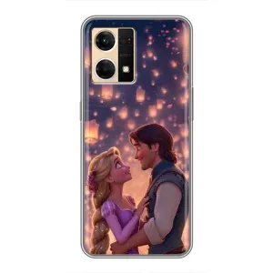 Чохол Рапунцель для Oppo Reno7 Pro 5G (Принцеса та принц)