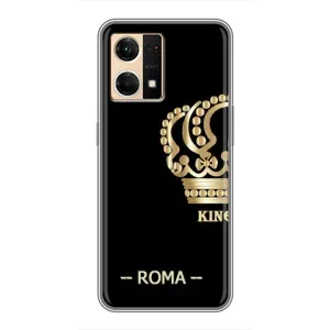 Чехлы для Oppo Reno7 Pro 5G (VPrint) - Футбольные клубы (Roma)