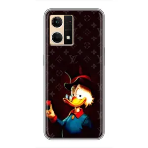 Чехли для Oppo Reno7 Pro 5G - Скрудж МакДак Louis Vuitton (PREMIUMPrint) (Скрудж з ботліантом)
