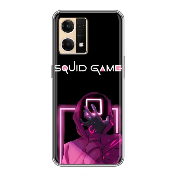Чохол з принтом «Неоновий охоронець гри» для OPPO Reno7 Pro 5G